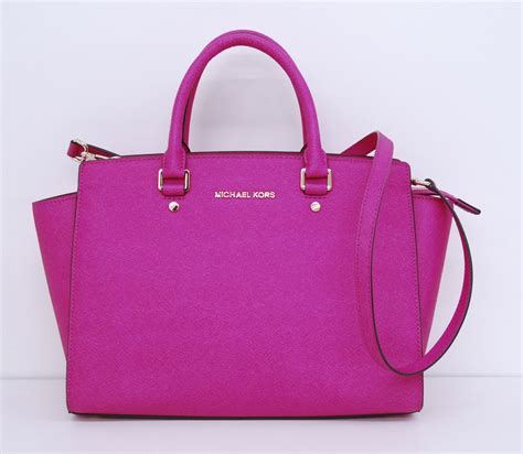 michael kors hot pink bag|Women's Pink Designer Handbags .